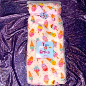 Kids Ice Cream Throw Blanket